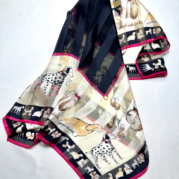 Salvatore Ferragamo Animal Print Silk Scarf - Picture 8 of 9